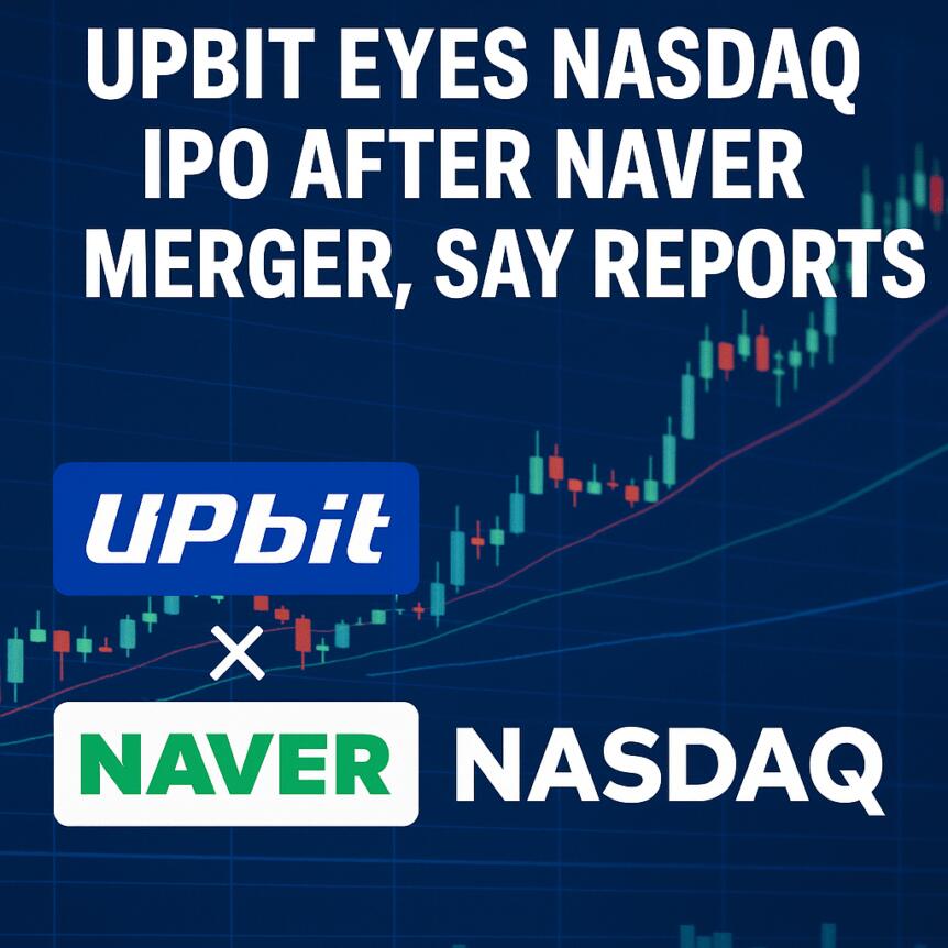 Upbit Eyes Nasdaq IPO After Naver Merger, Say Reports Upbit Eyes Nasdaq Ipo After Naver Merger, Say Reports
