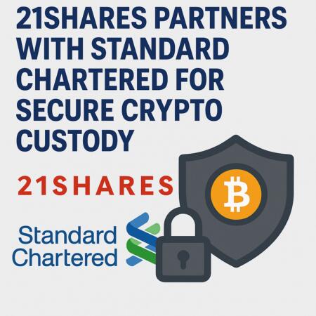21Shares Partners with Standard Chartered for Secure Crypto Custody 21shares Partners With Standard Chartered For Secure Crypto Custody