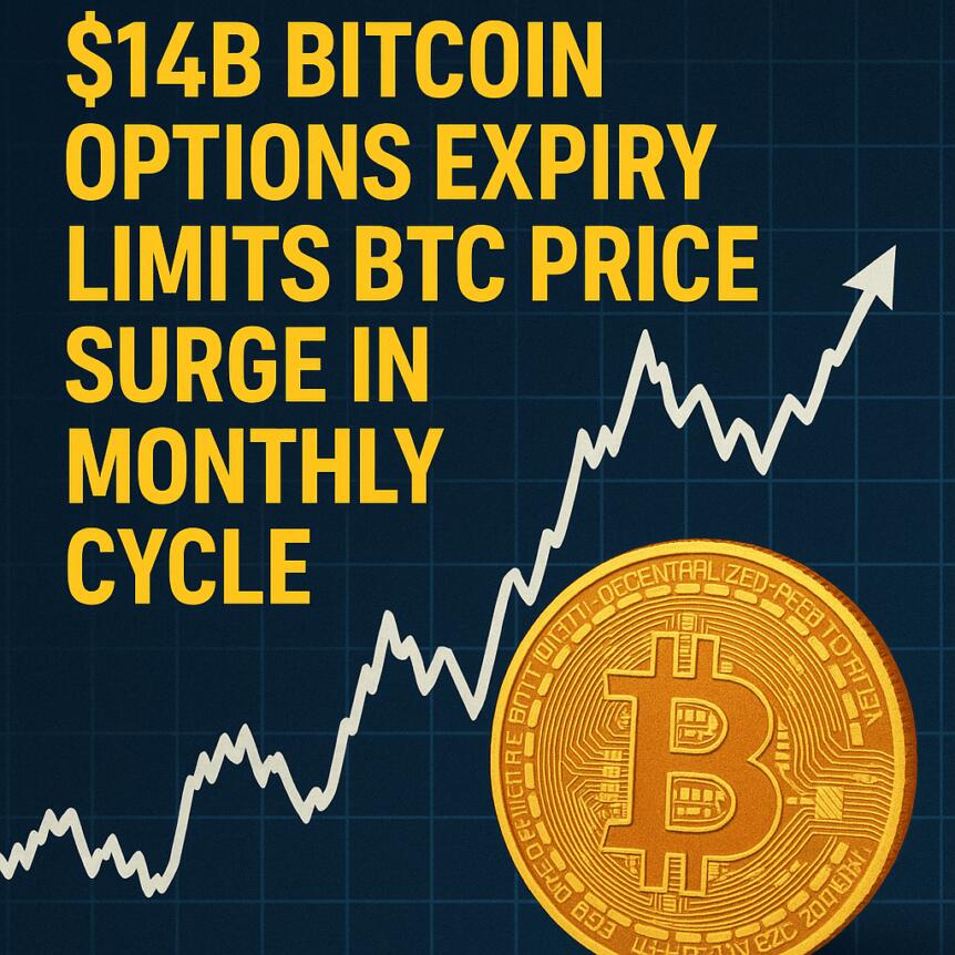 $14b Bitcoin Options Expiry Limits Btc Price Surge In Monthly Cycle