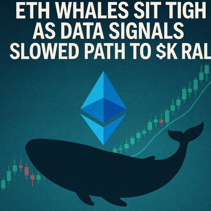 Eth Whales Sit Tight As Data Signals Slowed Path To $4k Rally
