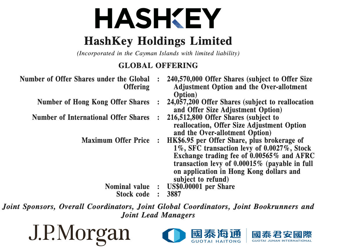 HashKey IPO prospectus filing