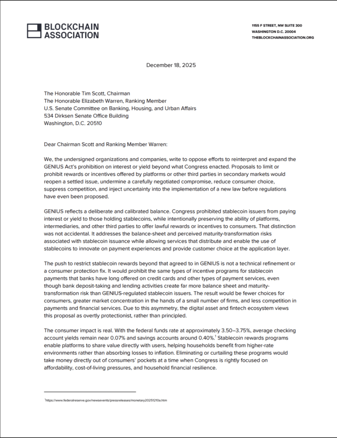 Banks, United States, Stablecoin, Genius Act, Yields