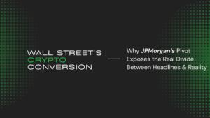 Wall Street’s Crypto Conversion: Why Jpmorgan’s Pivot Exposes The Real Divide Between Headlines And Reality