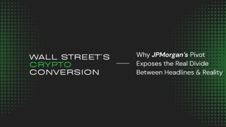 Wall Street’s Crypto Conversion: Why Jpmorgan’s Pivot Exposes The Real Divide Between Headlines And Reality