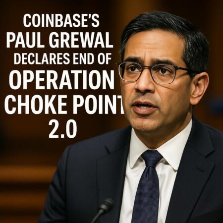 Coinbase's Paul Grewal Declares End Of 'operation Choke Point 2.0