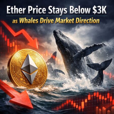 Ether Price Stays Below $3K as Whales Drive Market Direction Ether Price Remains Under $3k In Market Directioned By Whales
