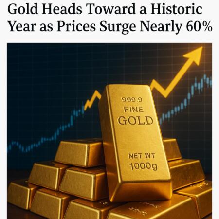 Gold Heads Toward A Historic Year As Prices Surge Nearly 60%