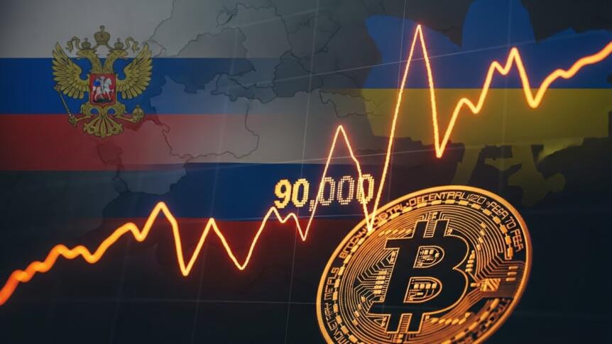 Bitcoin Surges Above $90k Amid Russia-Ukraine Tensions