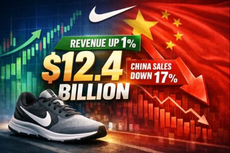 Nike Revenue Up 1% To $12.4bn As China Slumps 17%