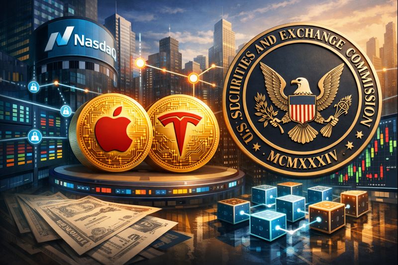 SEC Reviews Nasdaq Plan to Trade Tokenized Stocks Alongside Equities