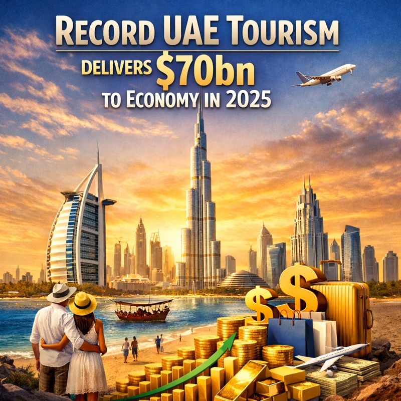 Record UAE Tourism Delivers $70bn to Economy in 2025