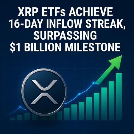 XRP ETFs Achieve 16-Day Inflow Streak, Surpassing $1 Billion Milestone Xrp Etfs Achieve 16-Day Inflow Streak, Surpassing $1 Billion Milestone