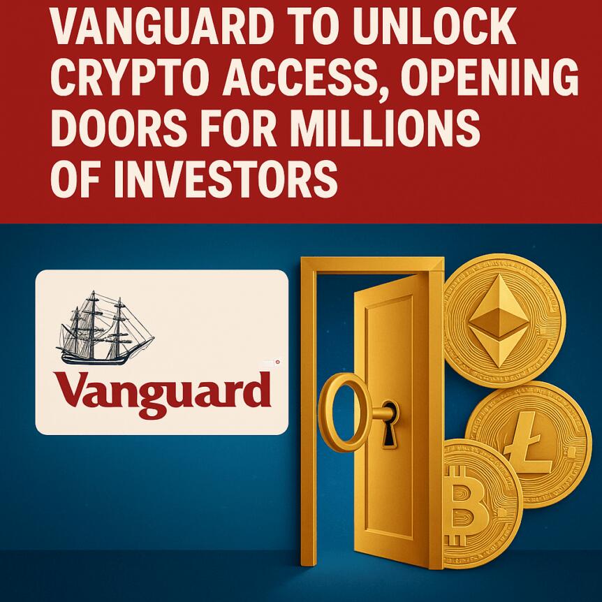 Vanguard to Unlock Crypto Access, Opening Doors for Millions of Investors Vanguard To Unlock Crypto Access, Opening Doors For Millions Of Investors