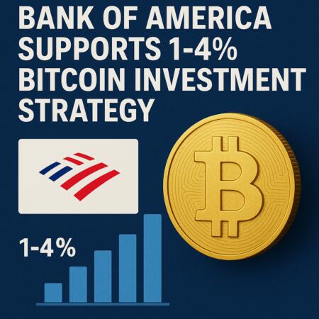 Bank of America Supports 1-4% Bitcoin Investment Strategy Bank Of America Supports 1-4% Bitcoin Investment Strategy