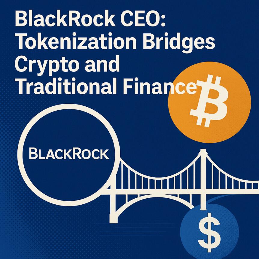 Blackrock Ceo: Tokenization Bridges Crypto And Traditional Finance