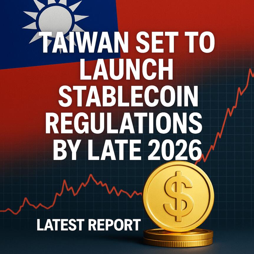 Taiwan Set To Launch Stablecoin Regulations By Late 2026 — Latest Report