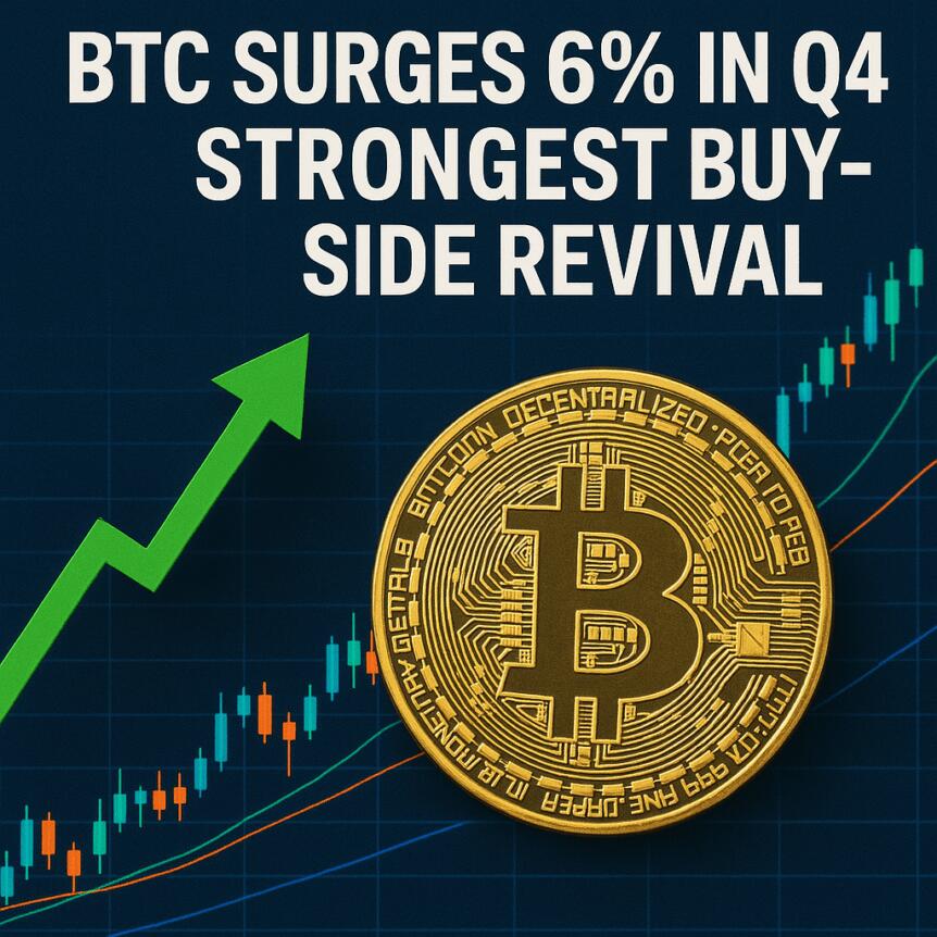 BTC Surges 6% in Q4’s Strongest Buy-Side Revival Btc Surges 6% In Q4's Strongest Buy-Side Revival