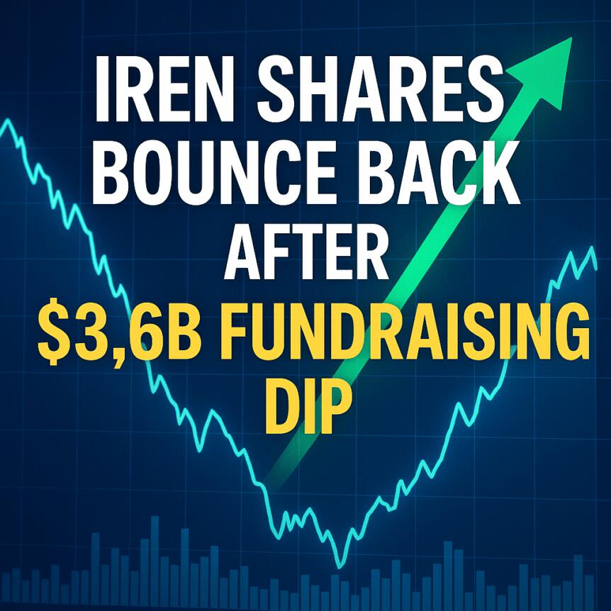 IREN Shares Bounce Back After $3.6B Fundraising Dip Iren Shares Bounce Back After $3.6b Fundraising Dip