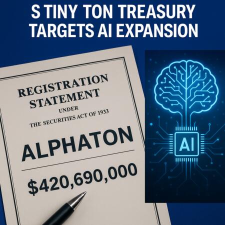 Alphaton Files $420.69m Registration As Tiny Ton Treasury Targets Ai Expansion