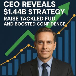 CEO Reveals $1.44B Strategy Raise Tackled FUD and Boosted Confidence Ceo Reveals $1.44b Strategy Raise Tackled Fud And Boosted Confidence