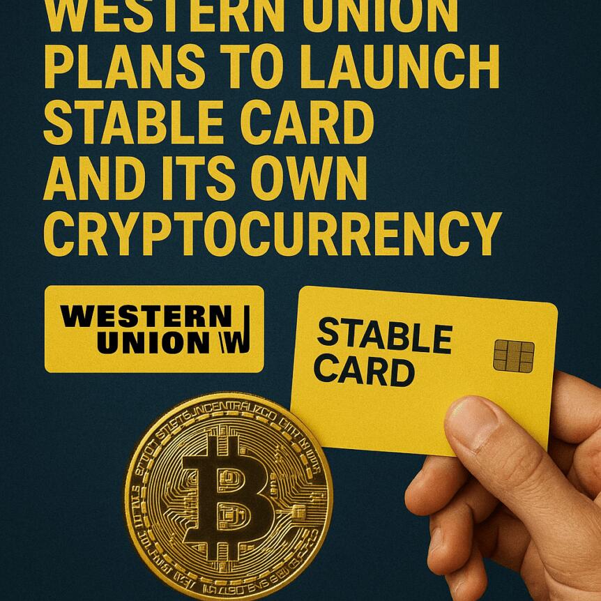 Western Union Plans to Launch Stable Card and Its Own Cryptocurrency