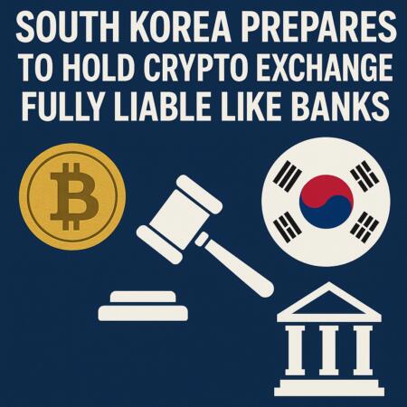 South Korea Prepares to Hold Crypto Exchanges Fully Liable Like Banks South Korea Prepares To Hold Crypto Exchanges Fully Liable Like Banks