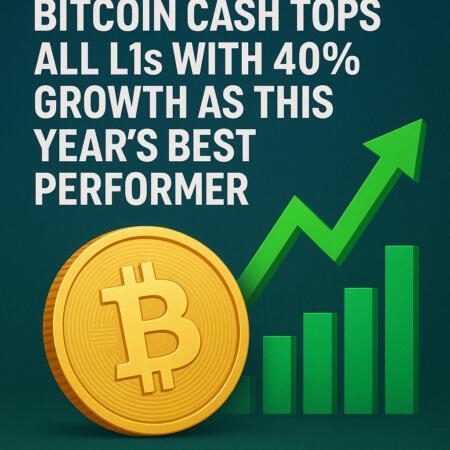 Bitcoin Cash Tops All L1s with 40% Growth as This Year’s Best Performer Bitcoin Cash Tops All L1s With 40% Growth As This Year’s Best Performer