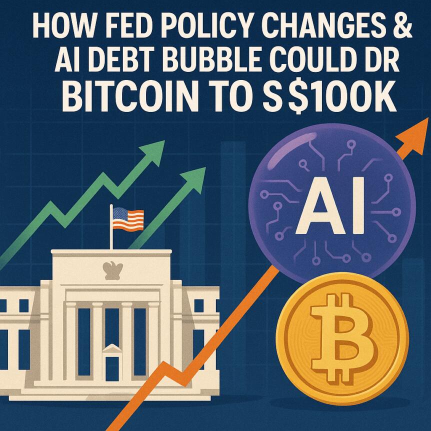 How Fed Policy Changes & AI Debt Bubble Could Drive Bitcoin to $100K