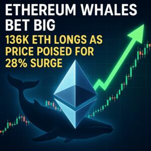 Ethereum Whales Bet Big: 136k Eth Longs As Price Poised For 28% Surge