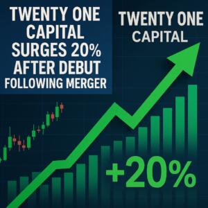 Twenty One Capital Surges 20% After Debut Following Merger
