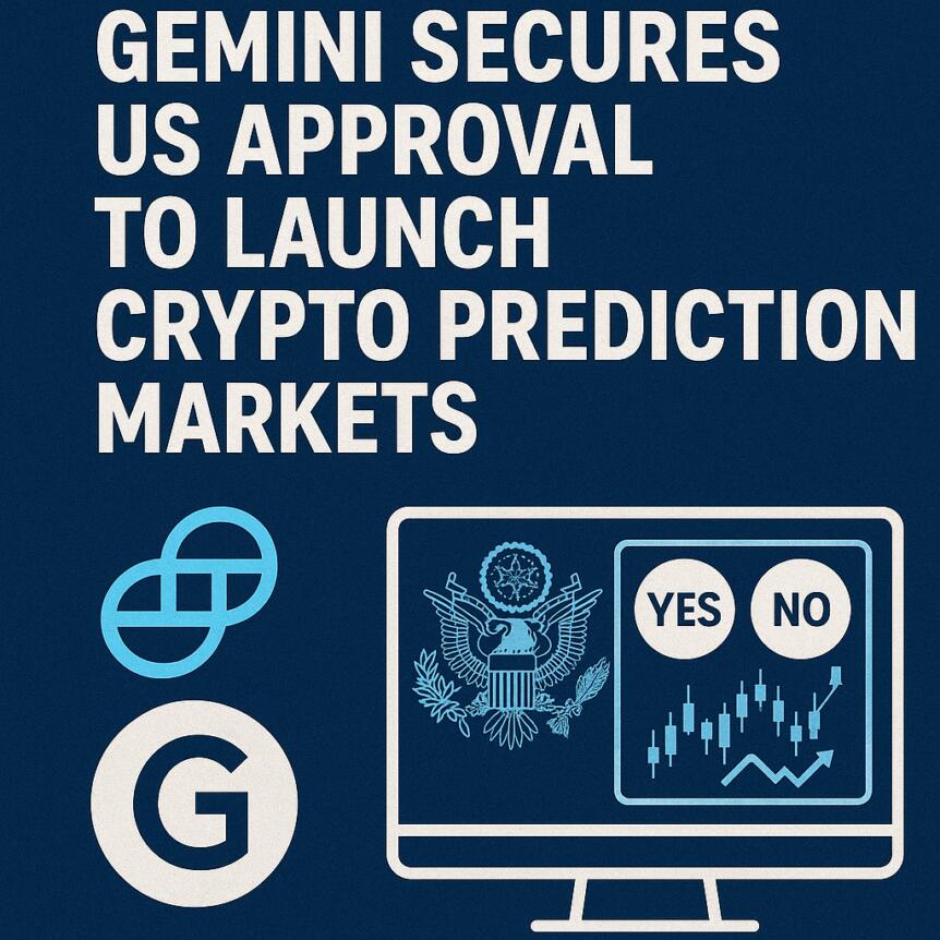 جيميناي تحصل على موافقة أمريكية لإطلاق أسواق التنبؤ بالكريبتو