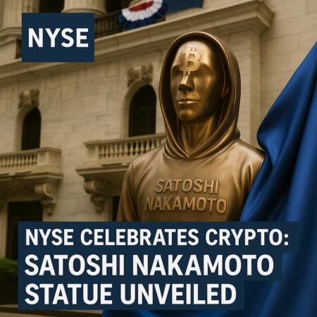 NYSE Celebrates Crypto: Satoshi Nakamoto Statue Unveiled Nyse Celebrates Crypto: Satoshi Nakamoto Statue Unveiled