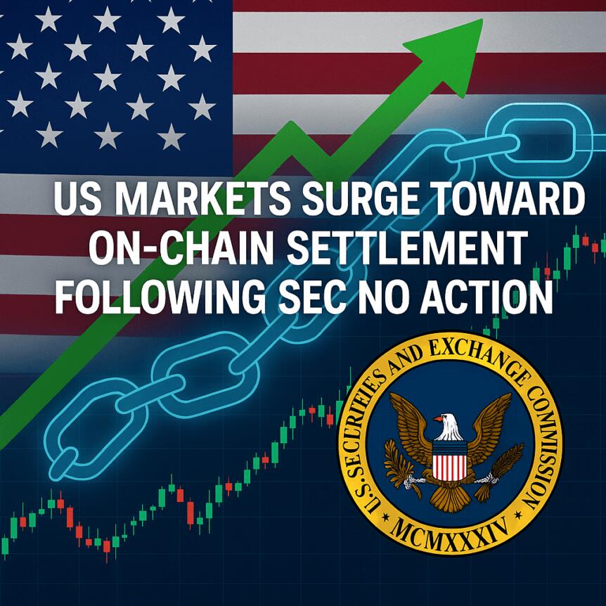 US Markets Surge Toward On-Chain Settlement Following SEC No Action