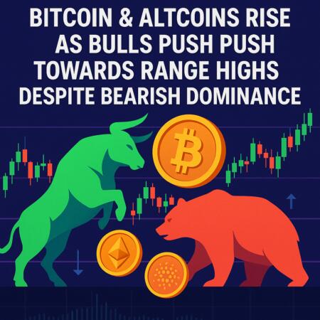 Bitcoin & Altcoins Rise as Bulls Push Towards Range Highs Despite Bearish Dominance Bitcoin & Altcoins Rise As Bulls Push Towards Range Highs Despite Bearish Dominance
