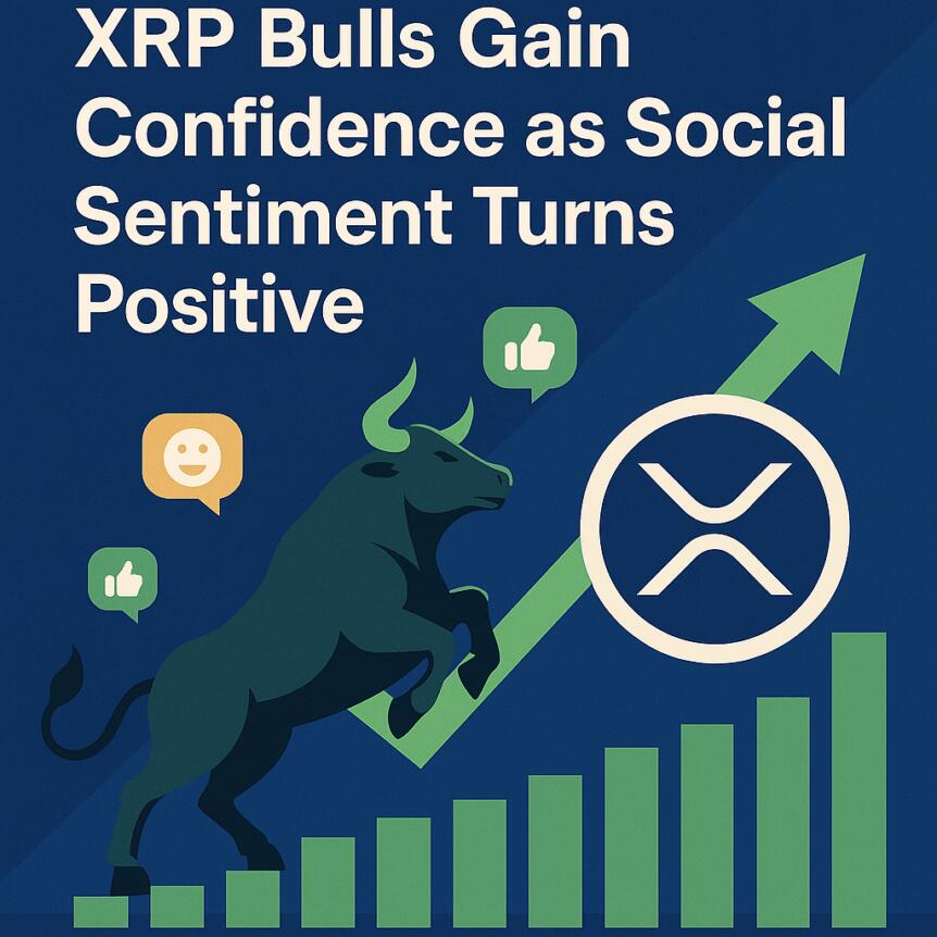 XRP Bulls Gain Confidence as Social Sentiment Turns Positive