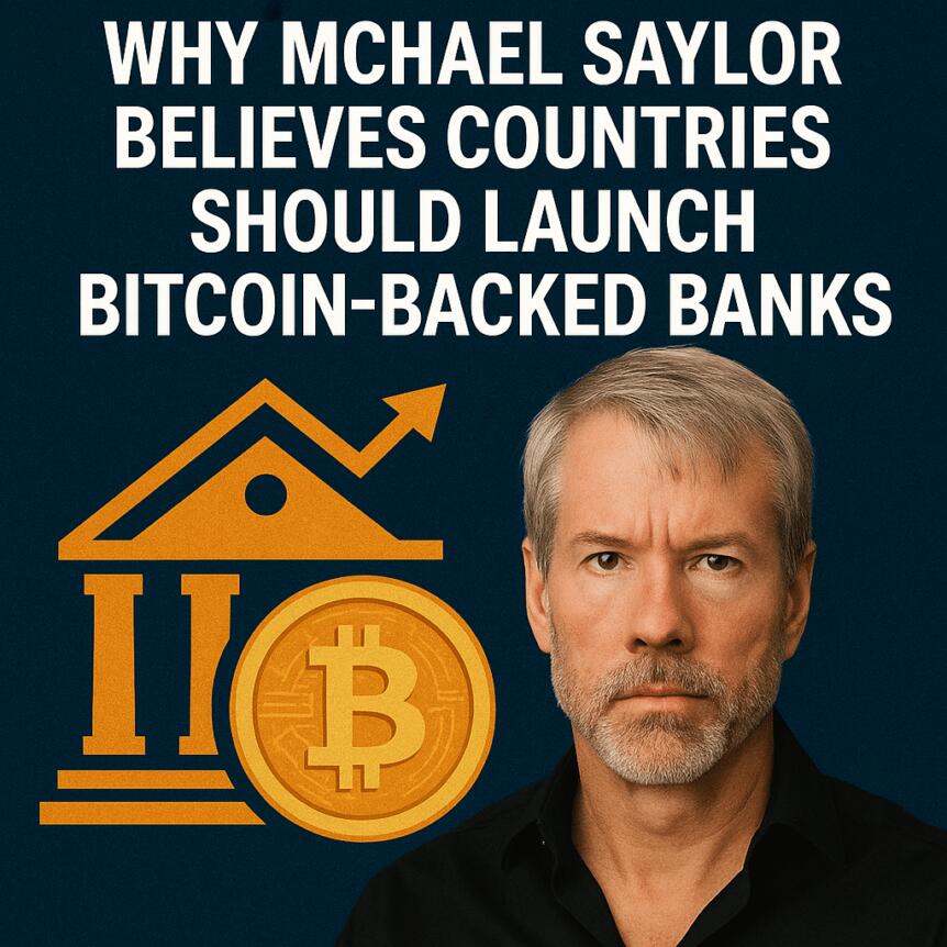Why Michael Saylor Believes Countries Should Launch Bitcoin-Backed Banks