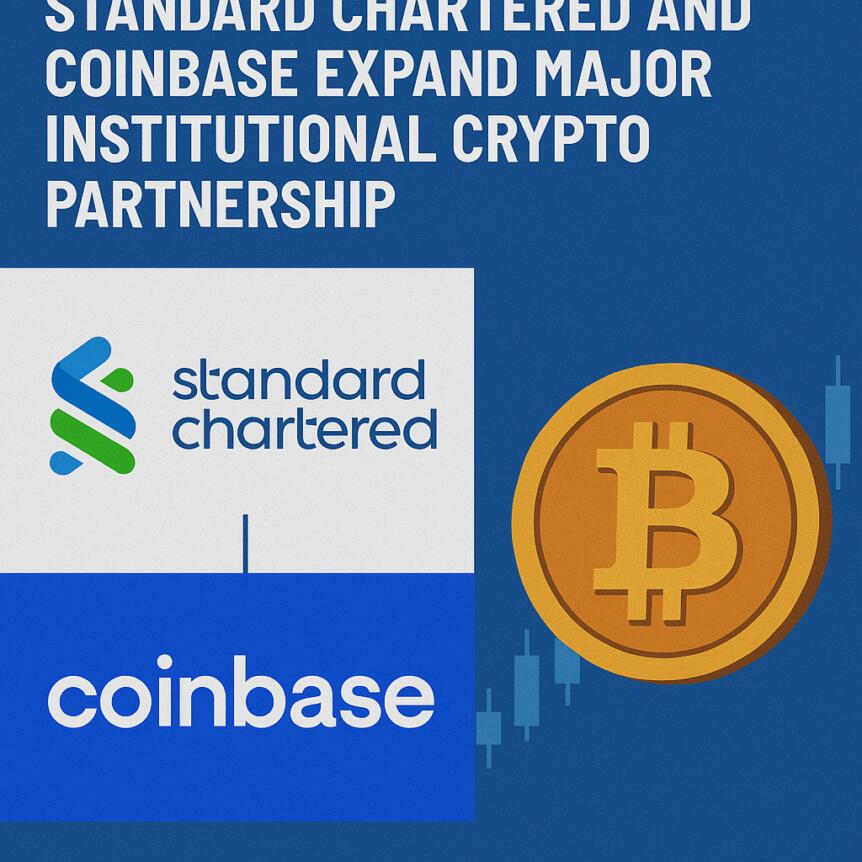 Standard Chartered et Coinbase élargissent leur partenariat majeur dans le domaine des Cryptos institutionnels