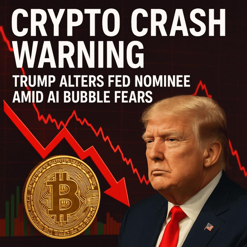 Crypto Crash Warning: Trump Alters Fed Nominee Amid Ai Bubble Fears