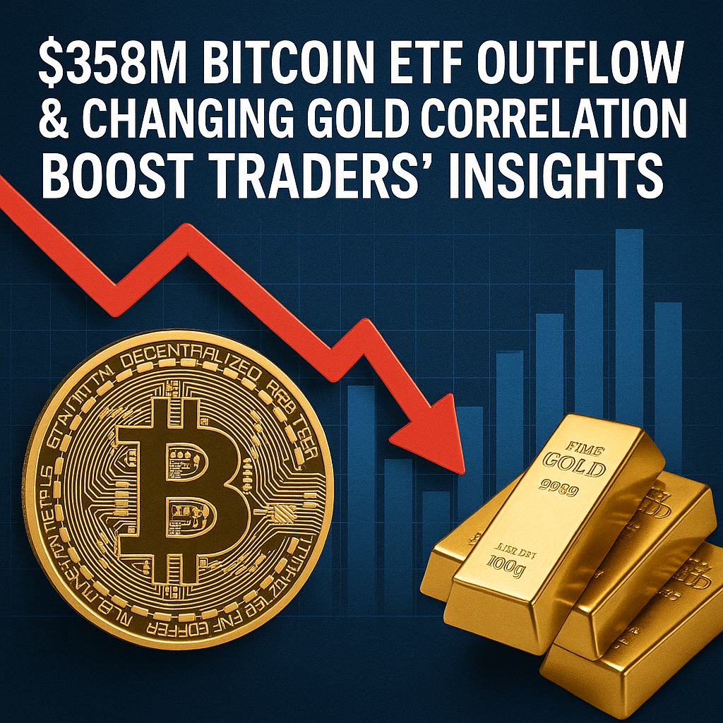 $358M Bitcoin ETF Outflow & Changing Gold Correlation Boost Traders’ Insights