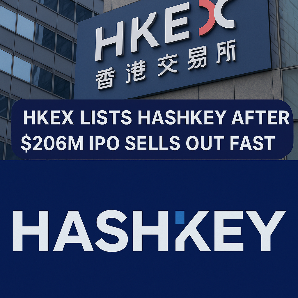 HKEX Lists HashKey After $206M IPO Sells Out Fast