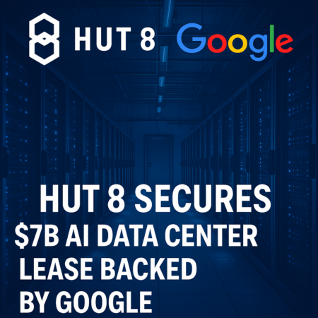 Hut 8 Secures $7B AI Data Center Lease Backed by Google Hut 8 Secures $7b Ai Data Center Lease Backed By Google