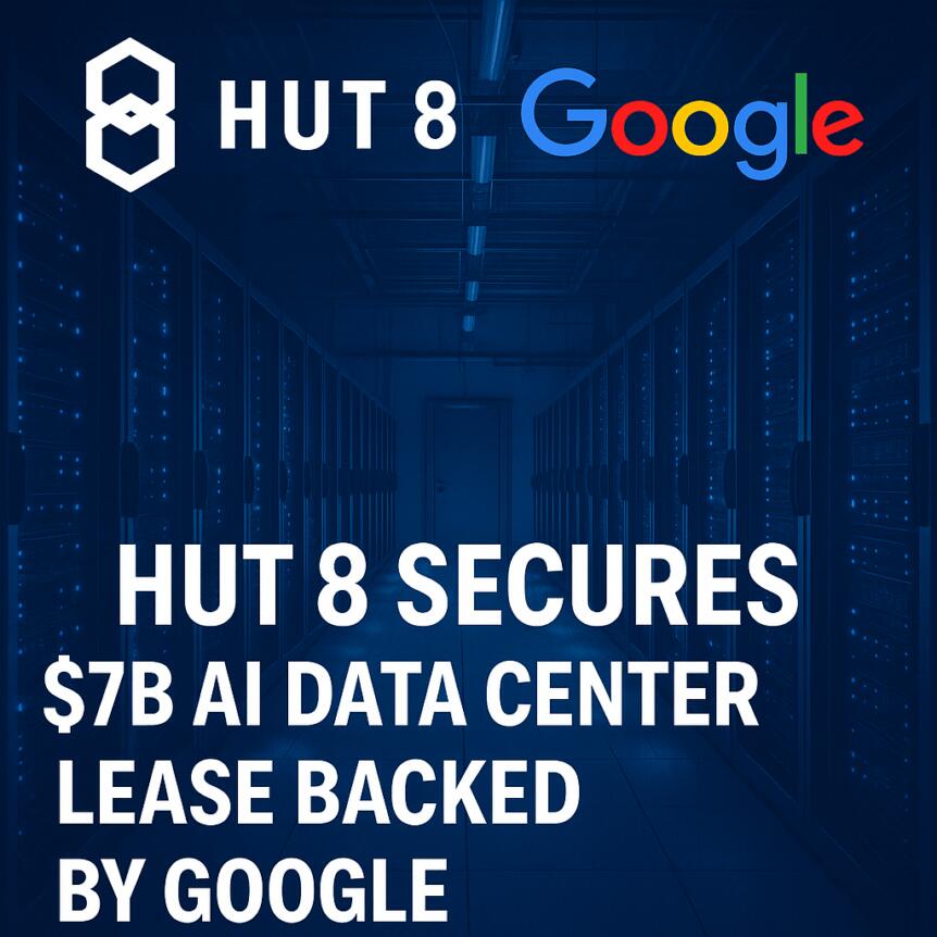 Hut 8 Secures $7b Ai Data Center Lease Backed By Google