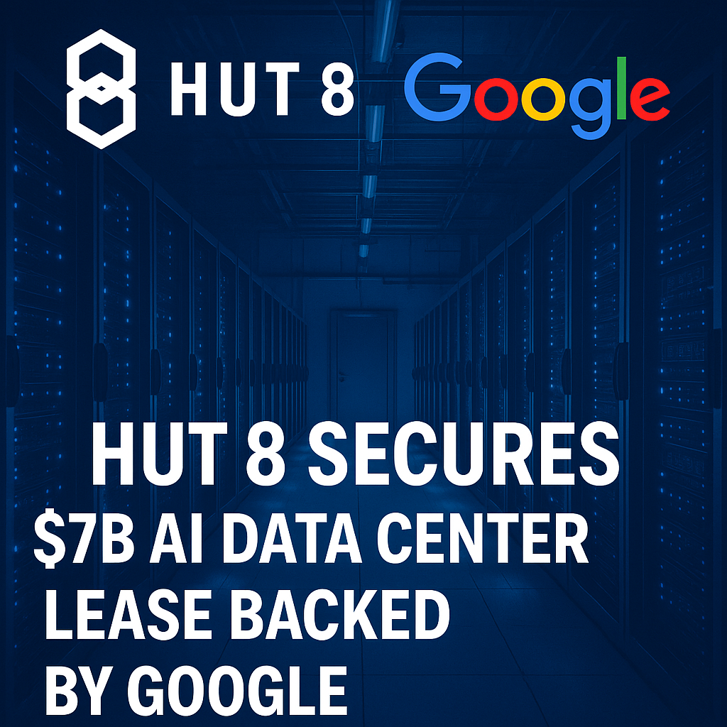 Hut 8 Secures $7B AI Data Center Lease Backed by Google