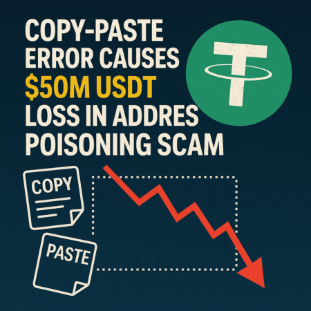 Copy-Paste Error Causes $50M USDt Loss in Address Poisoning Scam Copy-Paste Error Causes $50m Usdt Loss In Address Poisoning Scam