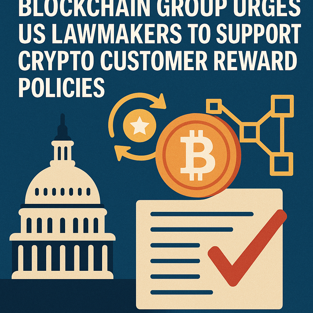 Blockchain Group Urges US Lawmakers to Support Crypto Customer Reward Policies