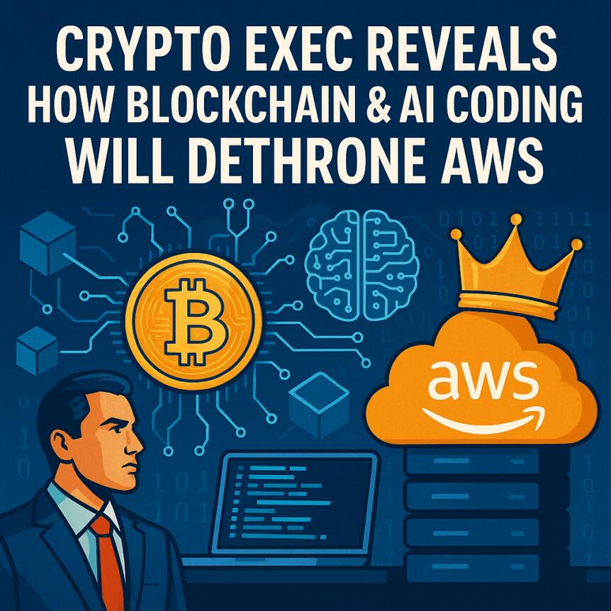 Crypto Exec Reveals How Blockchain & Ai Coding Will Dethrone Aws