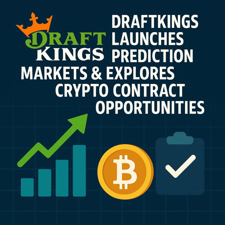 DraftKings Launches Prediction Markets & Explores Crypto Contract Opportunities