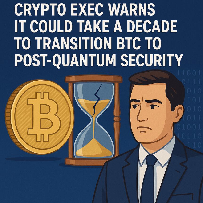 Crypto Exec Warns It Could Take a Decade to Transition BTC to Post-Quantum Security