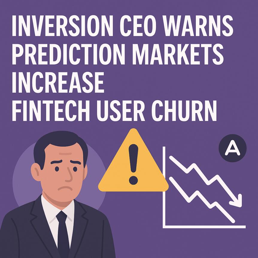 Inversion CEO Warns Prediction Markets Increase Fintech User Churn