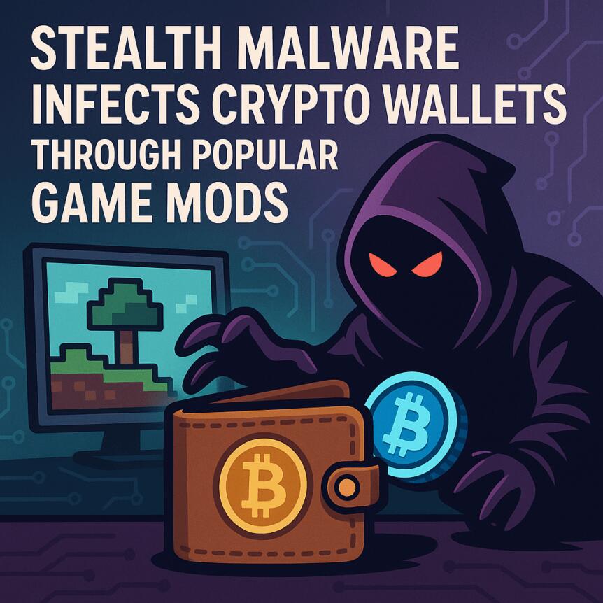 Stealth Malware Infects Crypto Wallets Through Popular Game Mods Stealth Malware Infects Crypto Wallets Through Popular Game Mods